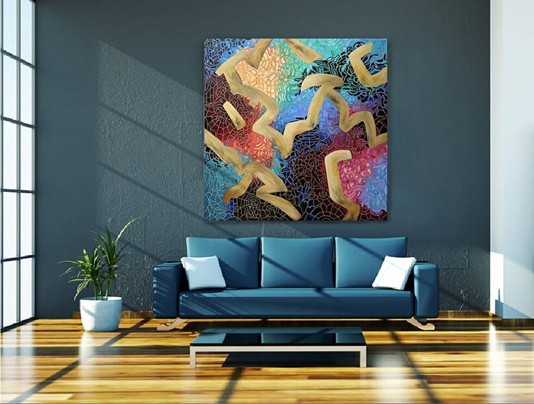 Original Abstract Painting by Peggy Lee