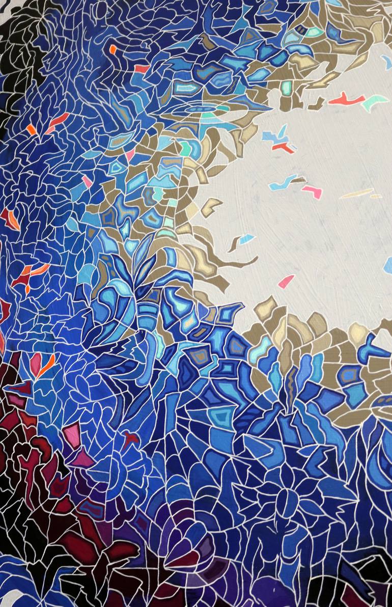 Original Conceptual Abstract Painting by Peggy Lee