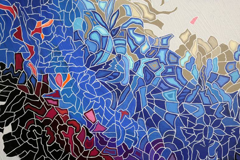 Original Conceptual Abstract Painting by Peggy Lee