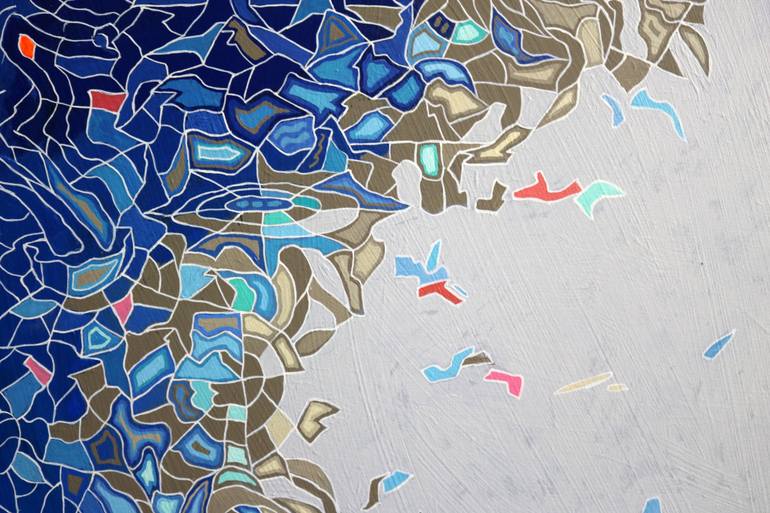 Original Conceptual Abstract Painting by Peggy Lee