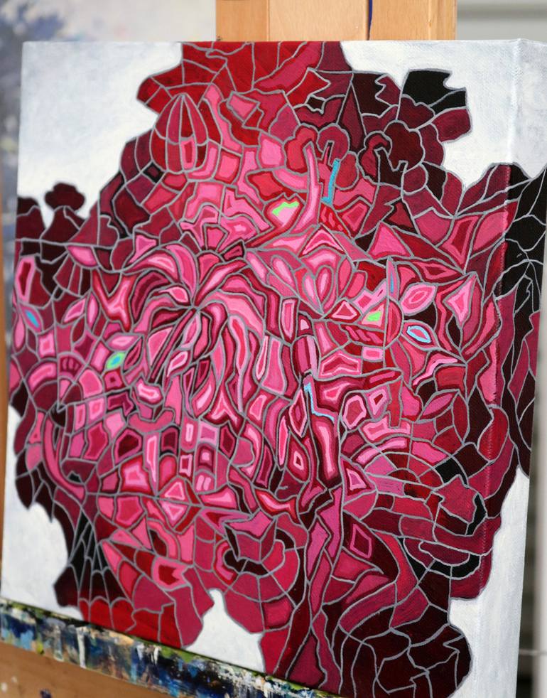 Original Conceptual Abstract Painting by Peggy Lee