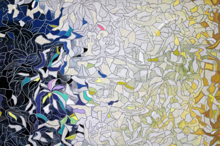 Original Conceptual Abstract Painting by Peggy Lee