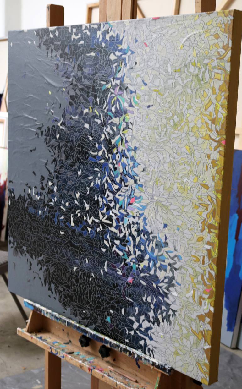 Original Conceptual Abstract Painting by Peggy Lee
