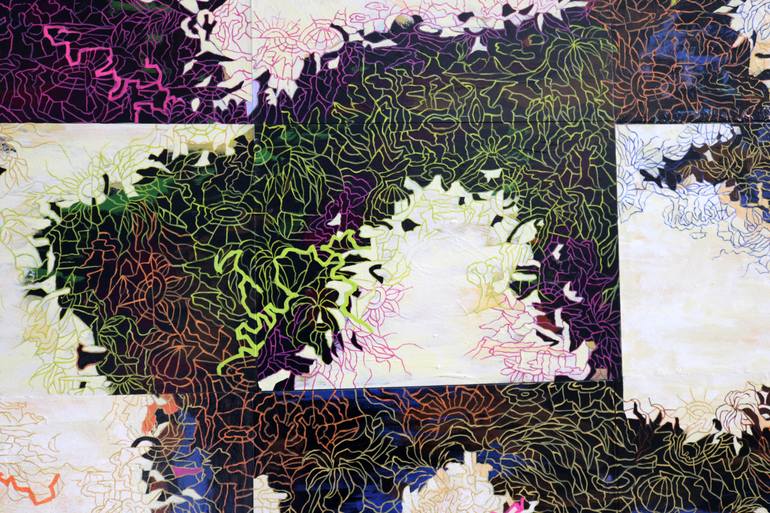 Original Conceptual Abstract Painting by Peggy Lee