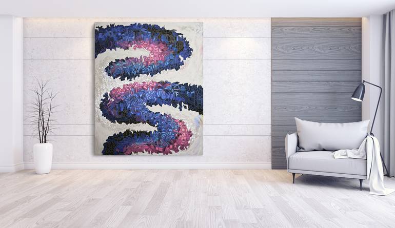 Original Conceptual Abstract Painting by Peggy Lee