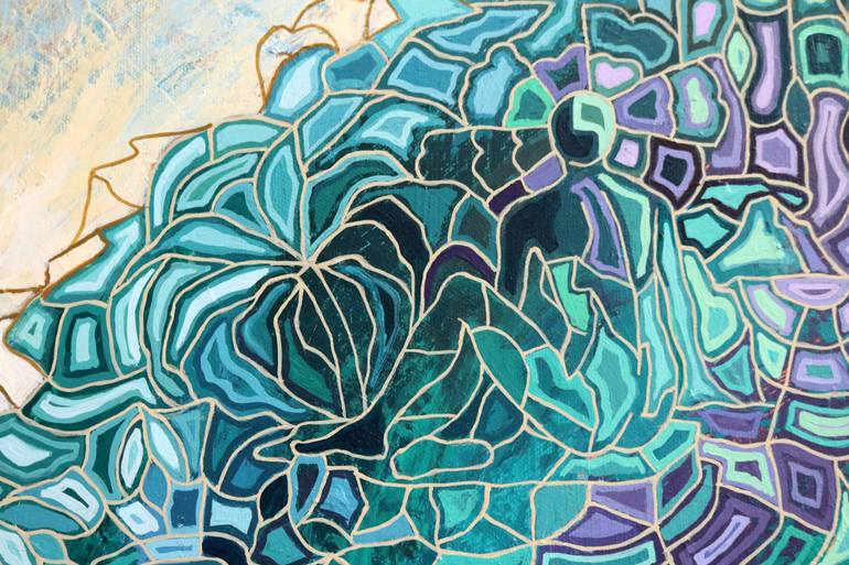 Original Abstract Expressionism Abstract Painting by Peggy Lee