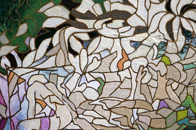 Original Conceptual Abstract Painting by Peggy Lee