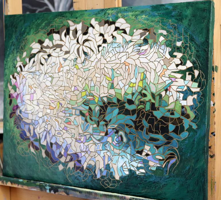 Original Conceptual Abstract Painting by Peggy Lee