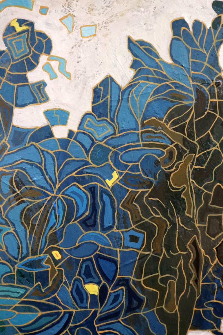 Original Conceptual Abstract Painting by Peggy Lee