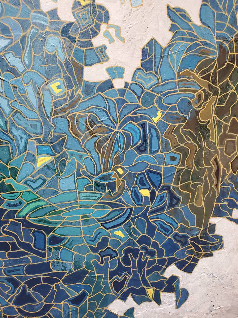 Original Conceptual Abstract Painting by Peggy Lee