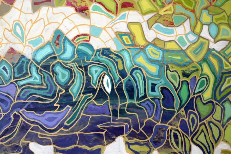 Original Conceptual Abstract Painting by Peggy Lee