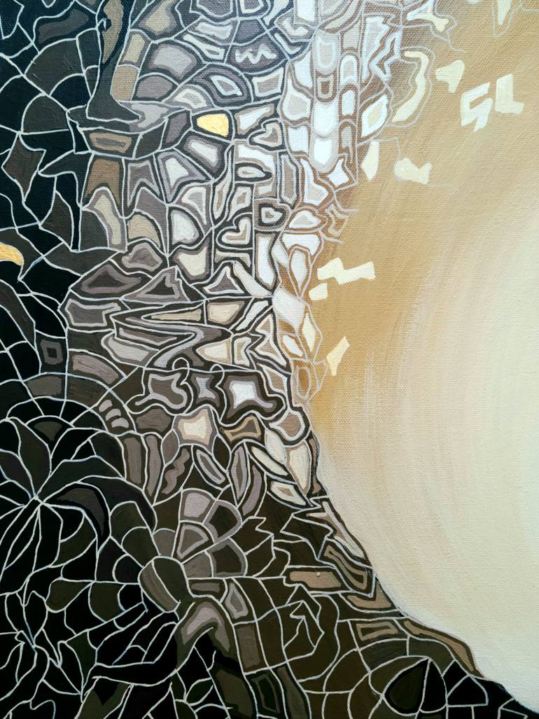 Original Conceptual Abstract Painting by Peggy Lee