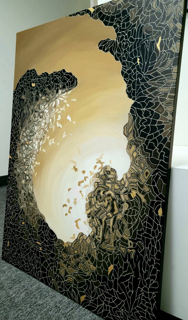 Original Conceptual Abstract Painting by Peggy Lee