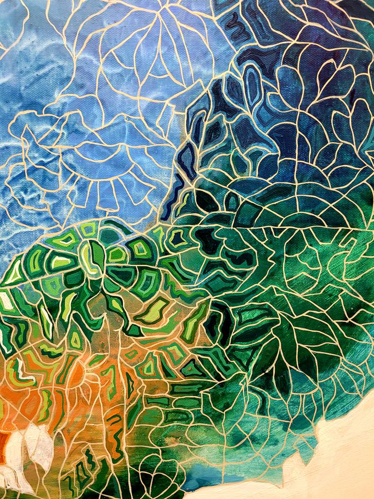 Original Conceptual Abstract Painting by Peggy Lee