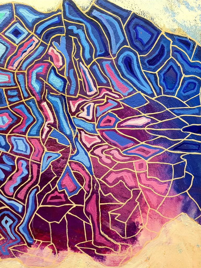 Original Conceptual Abstract Painting by Peggy Lee