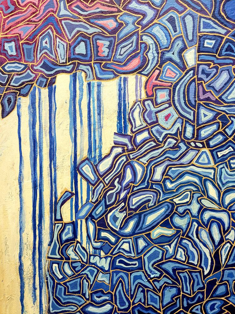 Original Conceptual Abstract Painting by Peggy Lee