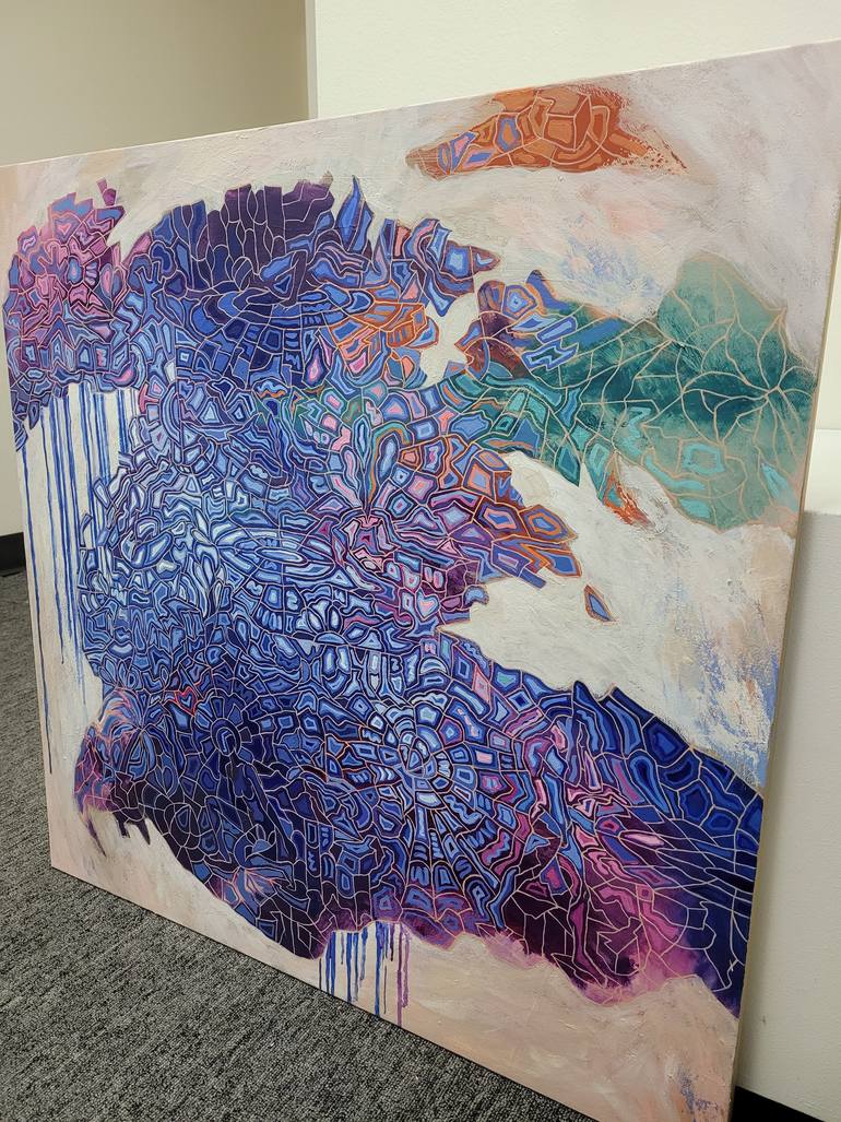 Original Conceptual Abstract Painting by Peggy Lee