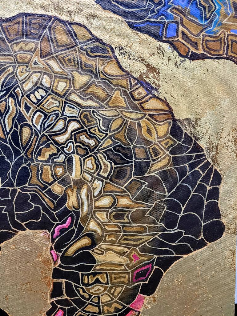 Original Conceptual Abstract Painting by Peggy Lee