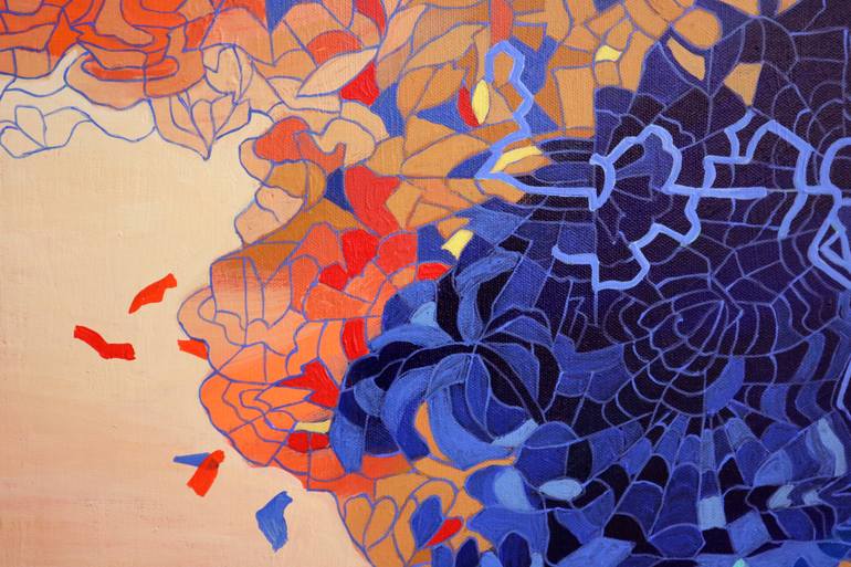 Original Conceptual Abstract Painting by Peggy Lee