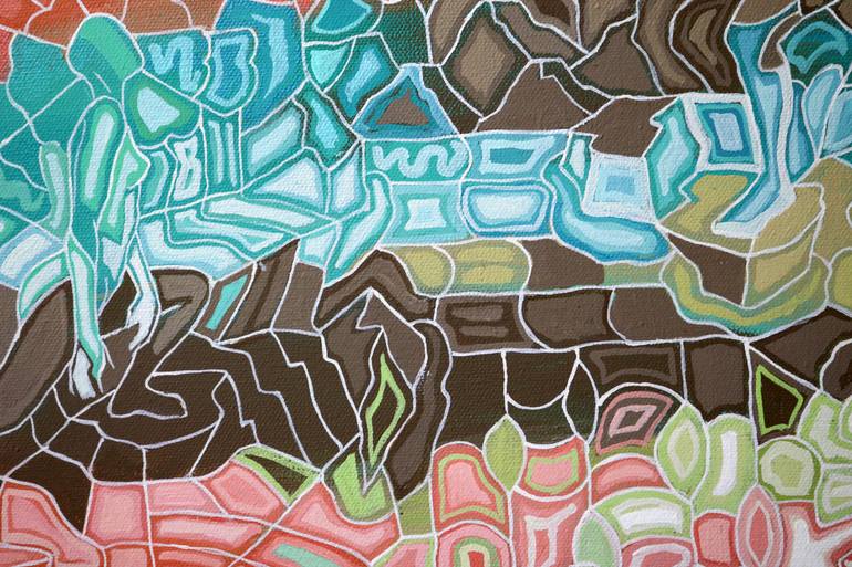 Original Conceptual Abstract Painting by Peggy Lee