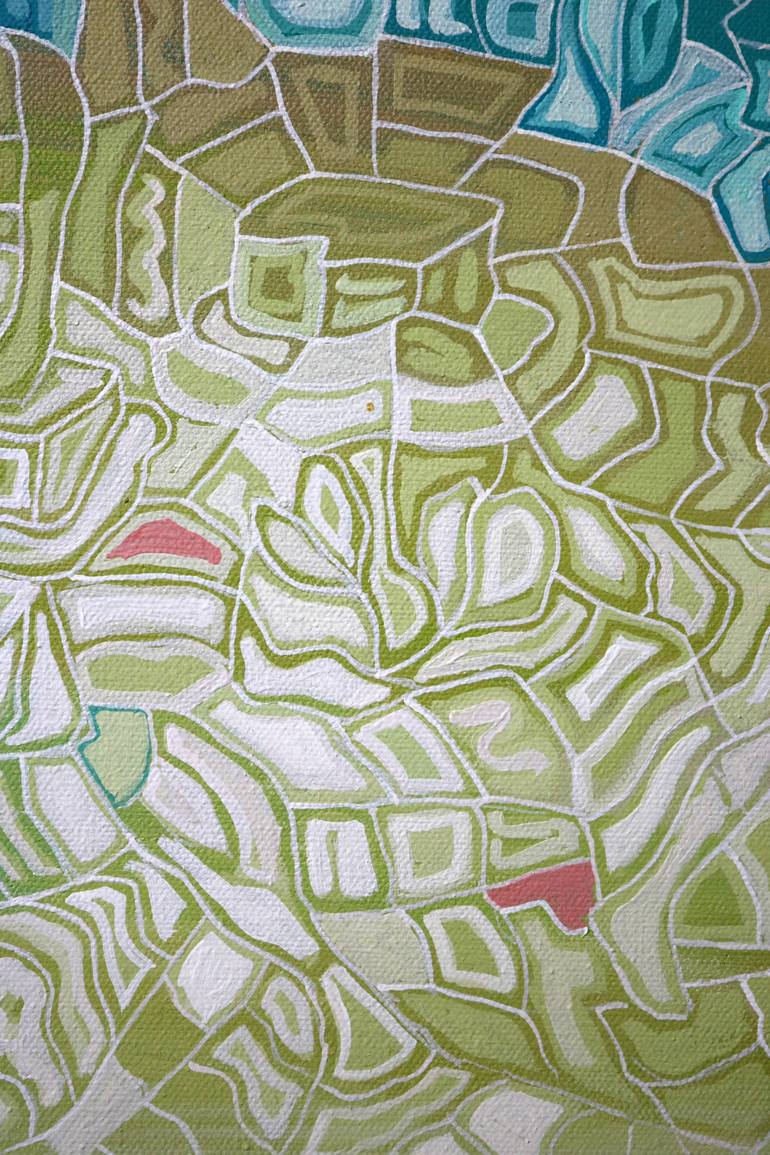 Original Conceptual Abstract Painting by Peggy Lee