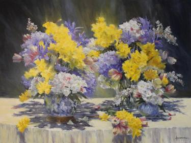 Print of Floral Paintings by Judy Talacko