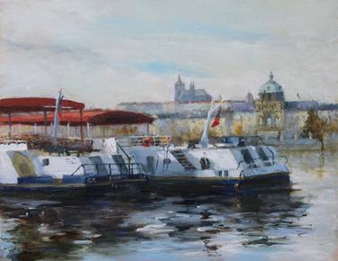 Print of Impressionism Cities Paintings by Judy Talacko