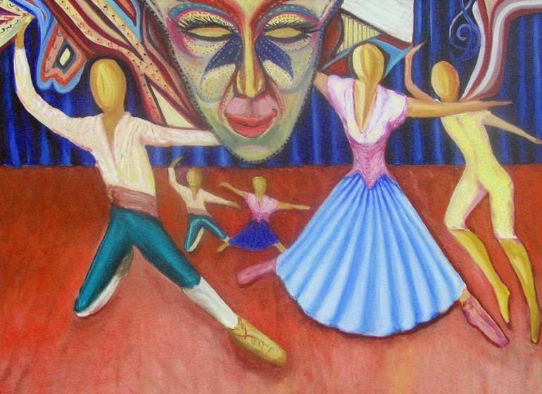 Ballet Performers Painting by Mario Della Penta Saatchi Art