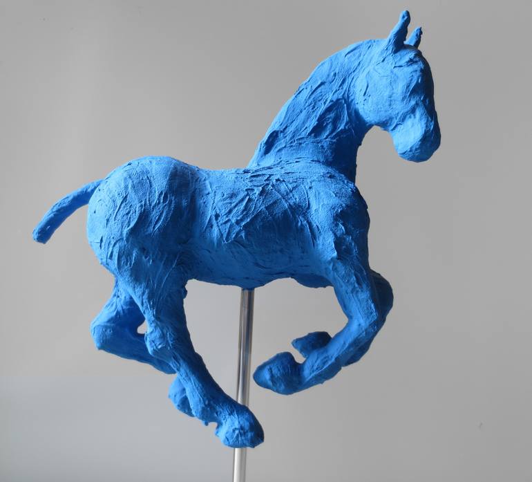 Original Horse Sculpture by Saône DE STALH