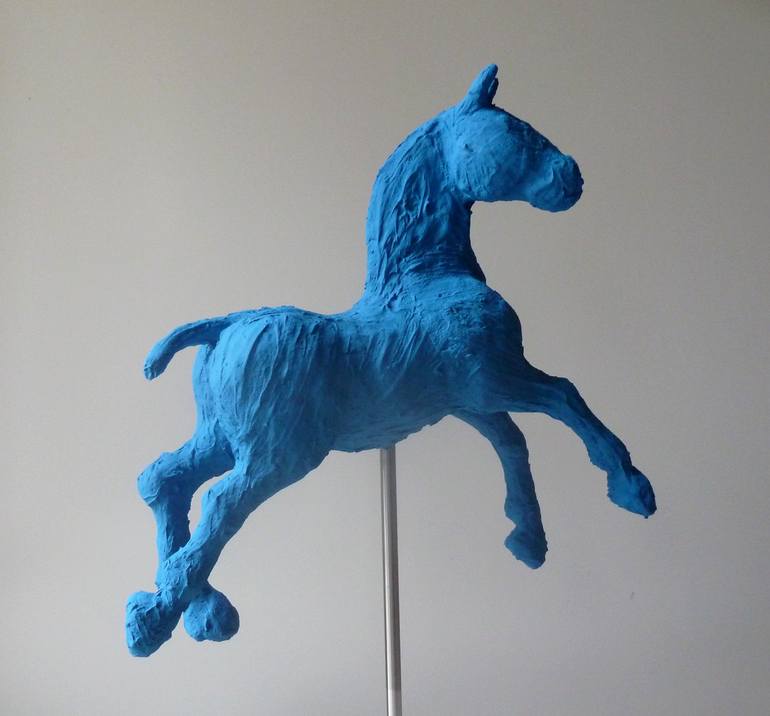 Original Horse Sculpture by Saône DE STALH