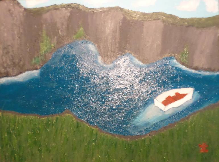 Original Folk Water Painting by Kelly Etheridge