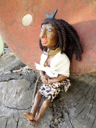 African Himba Tribal Doll thumb