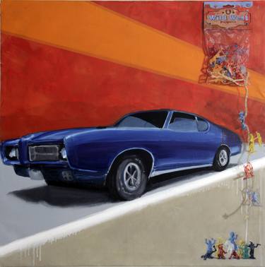 Original Car Paintings by Aviva Brooks