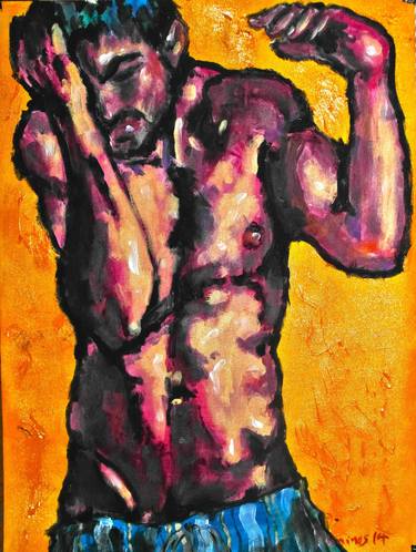 Print of Body Paintings by Anninos Agathodorou