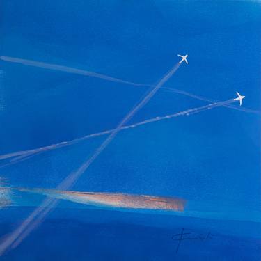 Print of Abstract Aeroplane Paintings by Joanna Gozdz