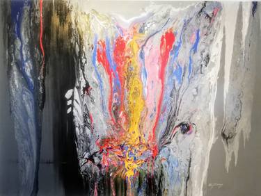 Original Abstract Expressionism Abstract Paintings by Alvaro Daza