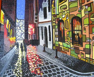 Print of Expressionism Cities Paintings by Tobin Devasia
