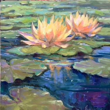 Original Contemporary Floral Paintings by Emiliya Lane