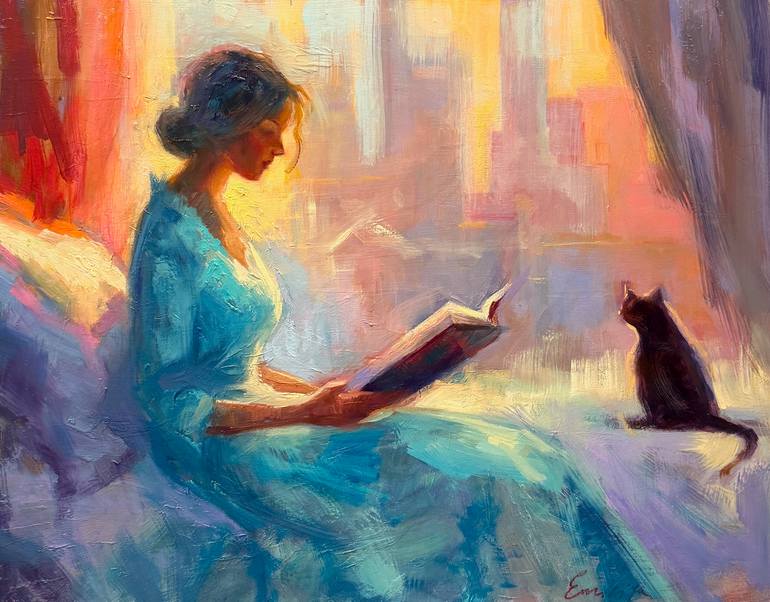 Original Contemporary Fantasy Painting by Emiliya Lane