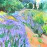 This painting titled "Lavender of Oregon" and that is exactly where I painted this piece. Willamette Valley of Oregon