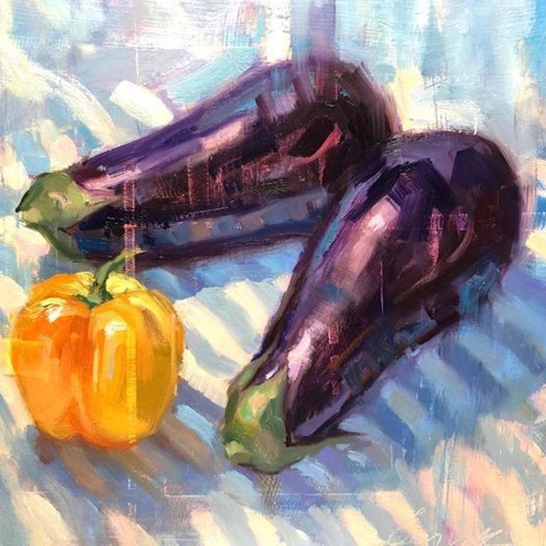 Original Expressionism Still Life Painting by Emiliya Lane