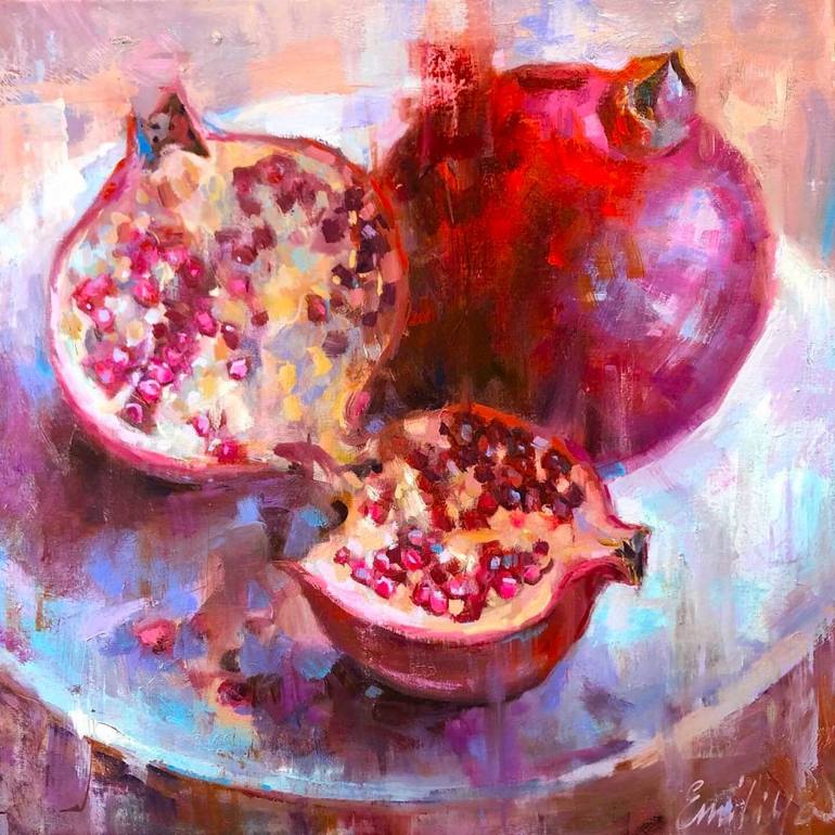 Original Expressionism Still Life Painting by Emiliya Lane