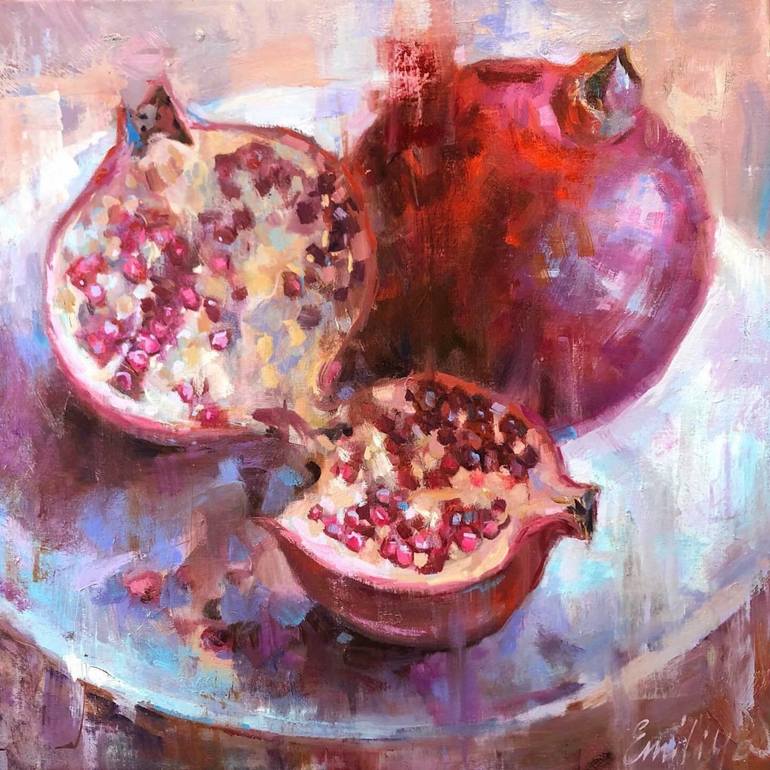 Original Expressionism Still Life Painting by Emiliya Lane