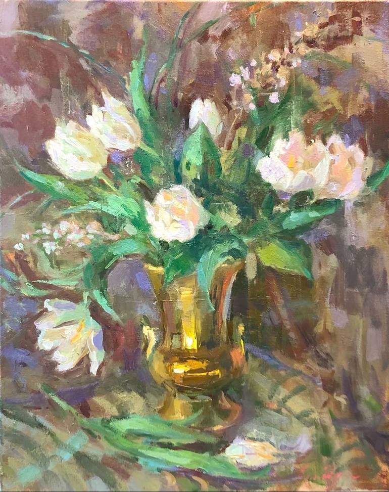 Original Expressionism Still Life Painting by Emiliya Lane
