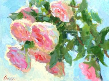 Print of Figurative Floral Paintings by Emiliya Lane