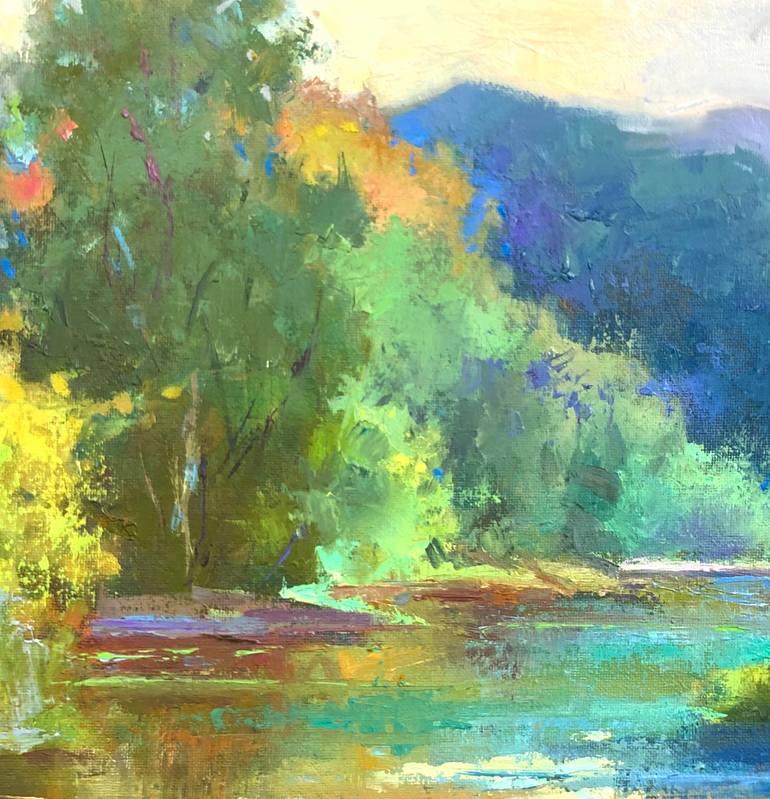 Original Abstract Landscape Painting by Emiliya Lane