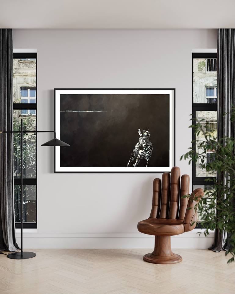 Original Conceptual Science/Technology Painting by Kathe Madrigal