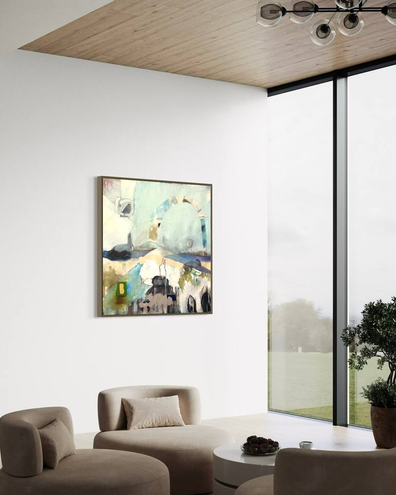 Original Abstract Expressionism Abstract Painting by Kathe Madrigal