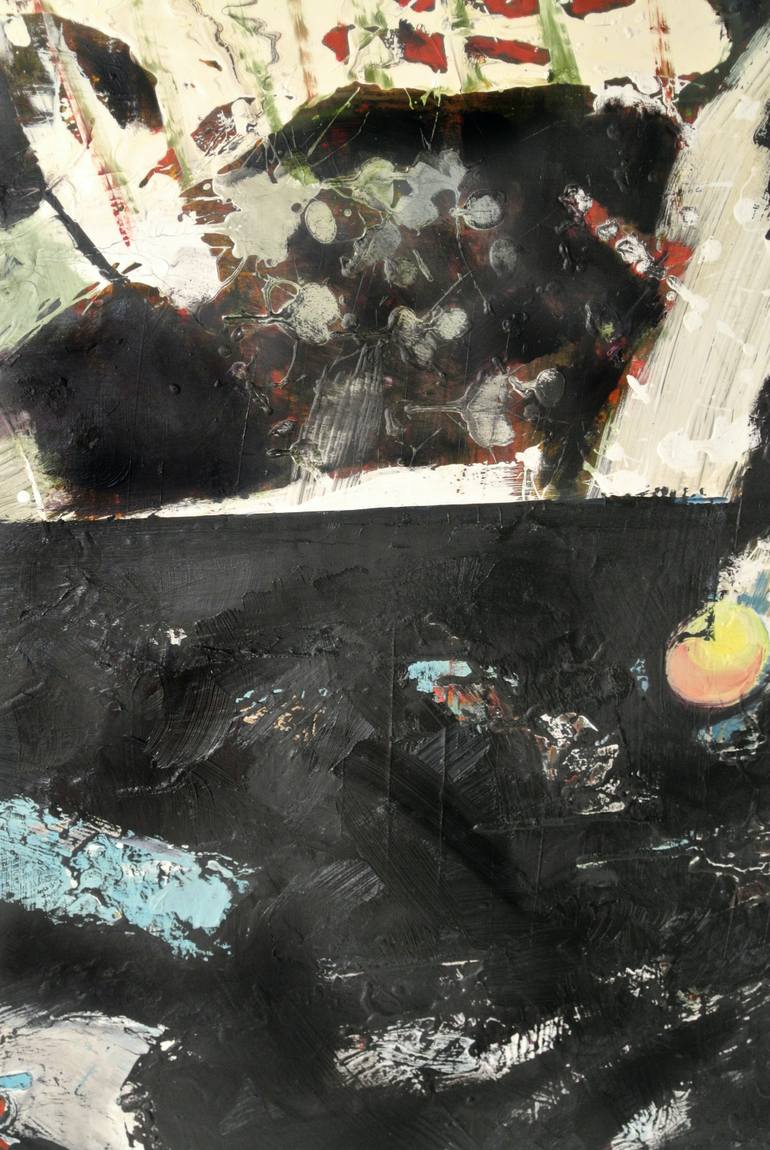 Original Abstract Expressionism Abstract Painting by Kathe Madrigal