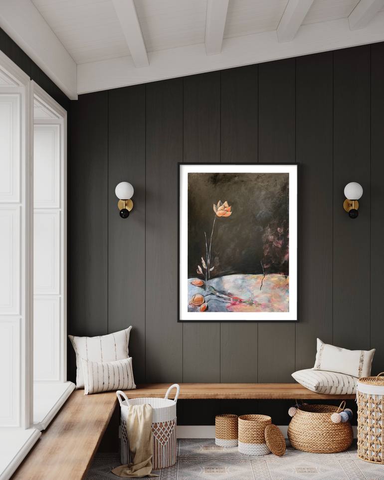 Original Abstract Expressionism Abstract Painting by Kathe Madrigal